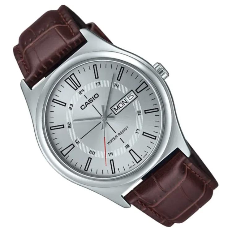 Casio Herren Standard Serie Silberne Uhr MTP-V006L-7C MTP-V006L-7C