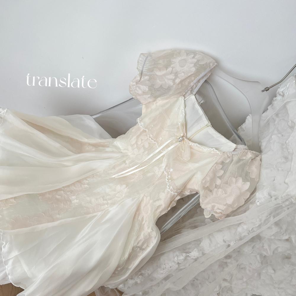 French Beautiful and Unique Super Good-looking Fluffy Mesh Princess Dress Niche Versatile Women's Beautiful and Unique Dress Summer