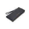 Michael Kors Long Letter Logo Wallet Leather Clutch Women wallet Black 32S5GTVE9L-BLACK