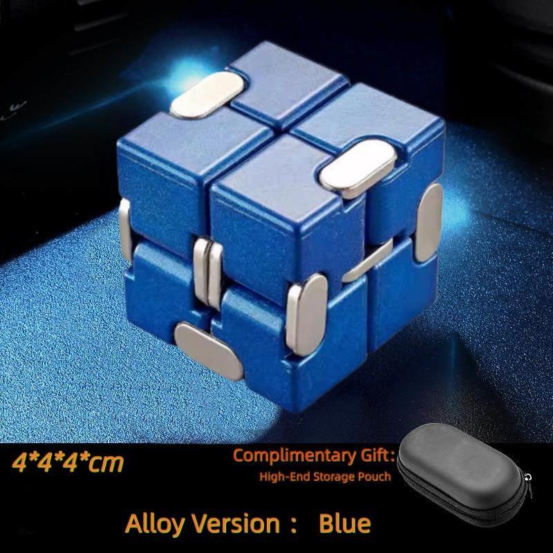 oy&Plastic Infinity Cube Fidget Toy Ultra-Durable Sensory Stress Reliever for Adults & Kids Anxiety Relief Gift