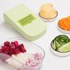 With Basket Chopper Vegetable Slicer Time Saver Vegetable Cutter Vegetable Chopper  Kitchen Item