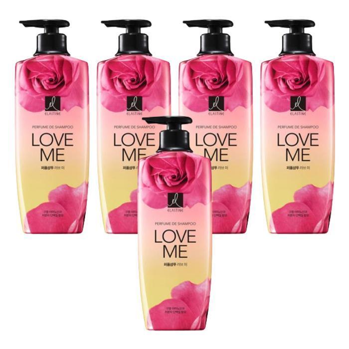 ELASTINE Perfume Love Me Shampoo 600ml x 5 (9965056)
