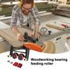 Table Saw Roller Feeder Aluminum Alloy Bearing Roller Featherboards Safety Rust-Proof Roller Feeder Woodworking Tools For Band