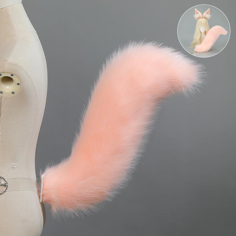Tamamo - No - Mae Cat Girl Cosplay Set - Fluffy Ear Headband & Tail (Anime Convention Prop)