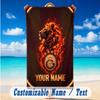 Beach Towel Custom Name Text, Quick Dry Large Towel For Beach HomeGalatasaray FC