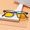 Outdoor TR90 Night Vision Glasses Men Women Classic Blue Light Blocking Optical Spectacle Eyeglasses Trendy UV400 Sunglasses