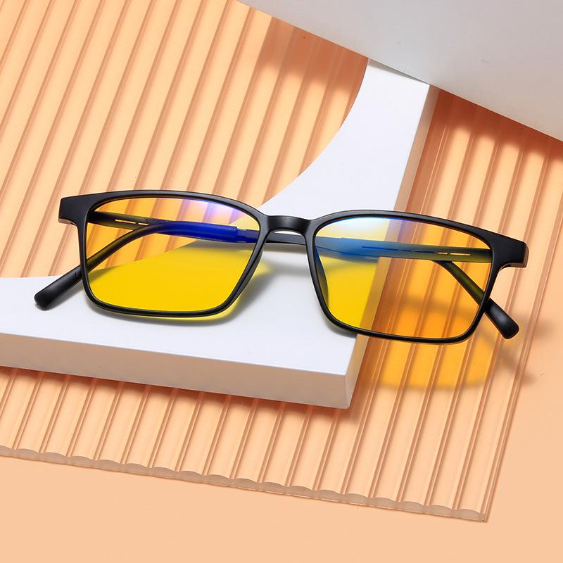 Outdoor TR90 Night Vision Glasses Men Women Classic Blue Light Blocking Optical Spectacle Eyeglasses Trendy UV400 Sunglasses