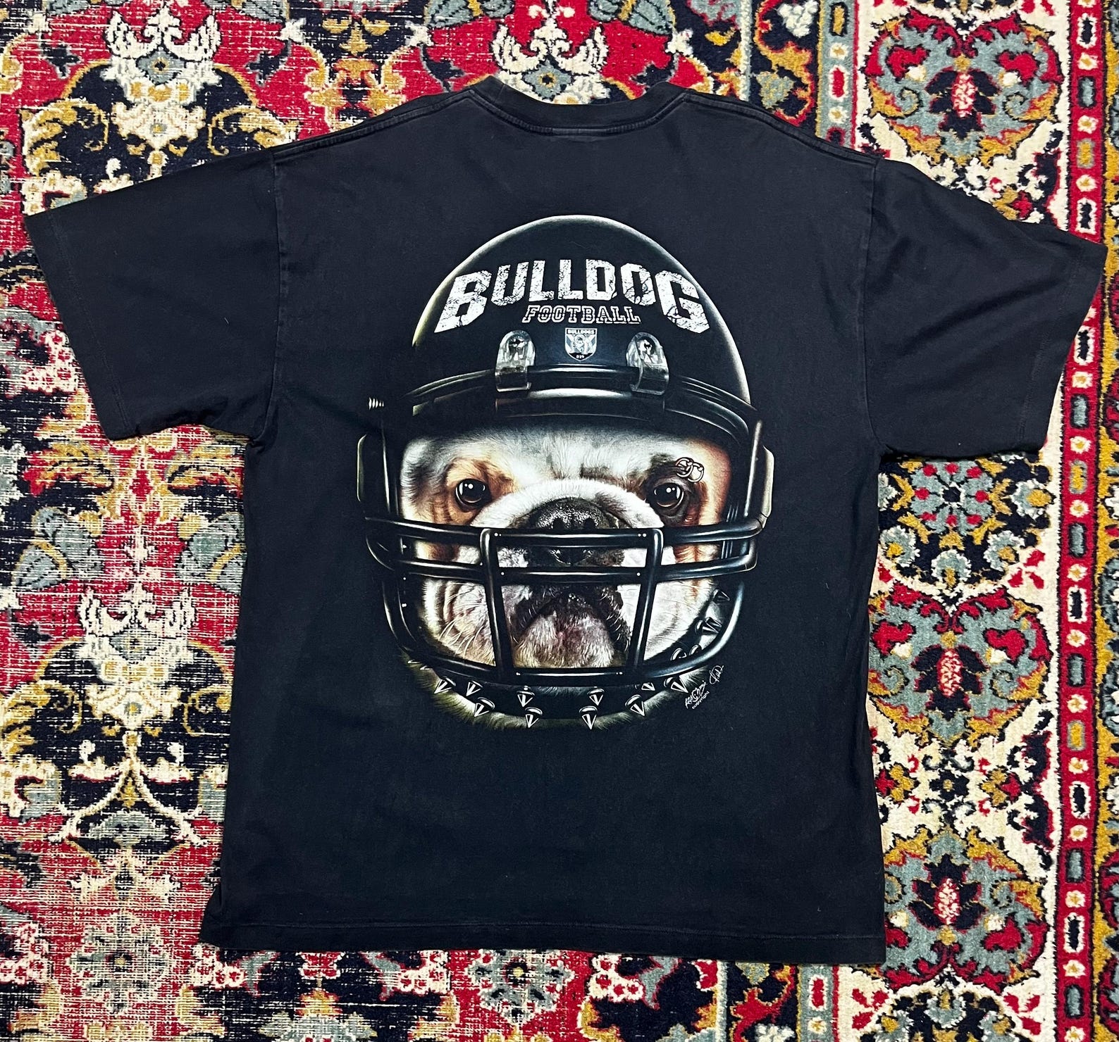 Vintage Bulldog T-Shirt Dog Graphic Size XL 2XL