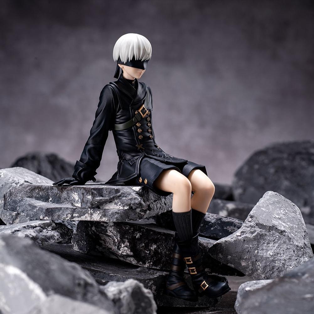15cm Anime NieR 9SYorha Typ A Nr. 2 A2 Typ B Nr. 2 Typ S Nr. 9 Figur sitzend Actionfigur Spielzeug Hobbys PVC Modell Sammler Geschenk