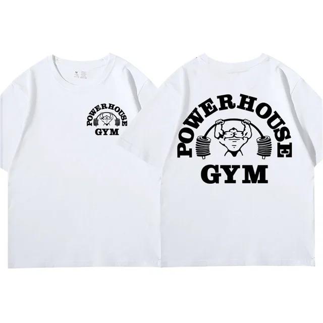 Summer Gym T-Shirts 100 Cotton Oversized Men T Shirt Graphic Print Sport Women's Tee High Quality Men's Clothes