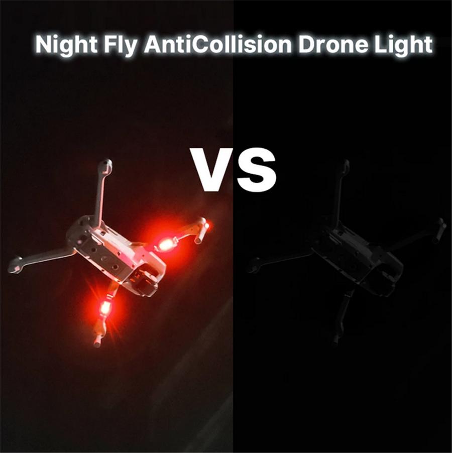 4 Colors Motorcycle UAV Night Drone Strobe Flashing Pilot Light Rechargeable New