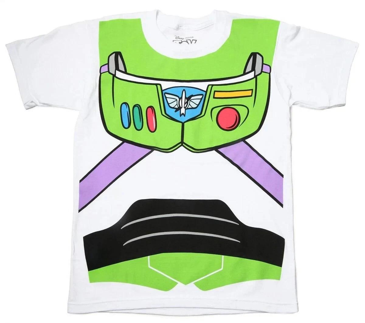 

Adult Unisex Buzz Cartoon Astronaut Halloween Cosplay Costume 100% Cotton T-shirt Mens Tees Top 3XL