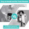 10pcs Black Stove Knob Covers Plastic Kid Proof Locks New Oven Knob Covers  for Pet Kid