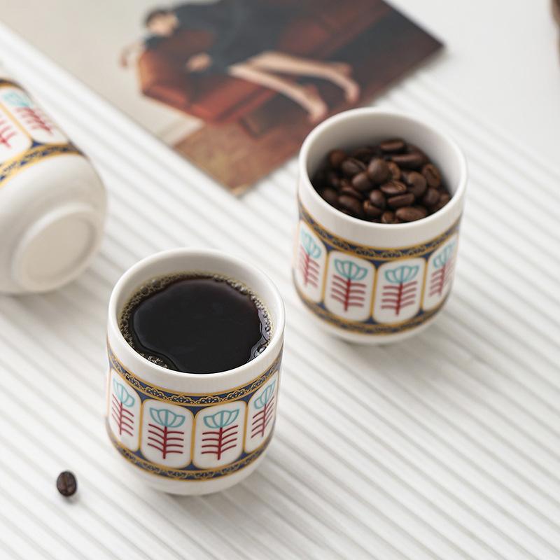 Floral Shadow British Afternoon Tea Porcelain Cups White Ceramic Cup Luxury Exquisite Tea Cups for Afternoon Tea Home Tableware