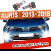 2x 6000K White Car LED Fog Light Lamps 30000LM Auto Bulbs For Toyota Auris 2013 2014 2015 2016 2017 2018 Replace Accessories
