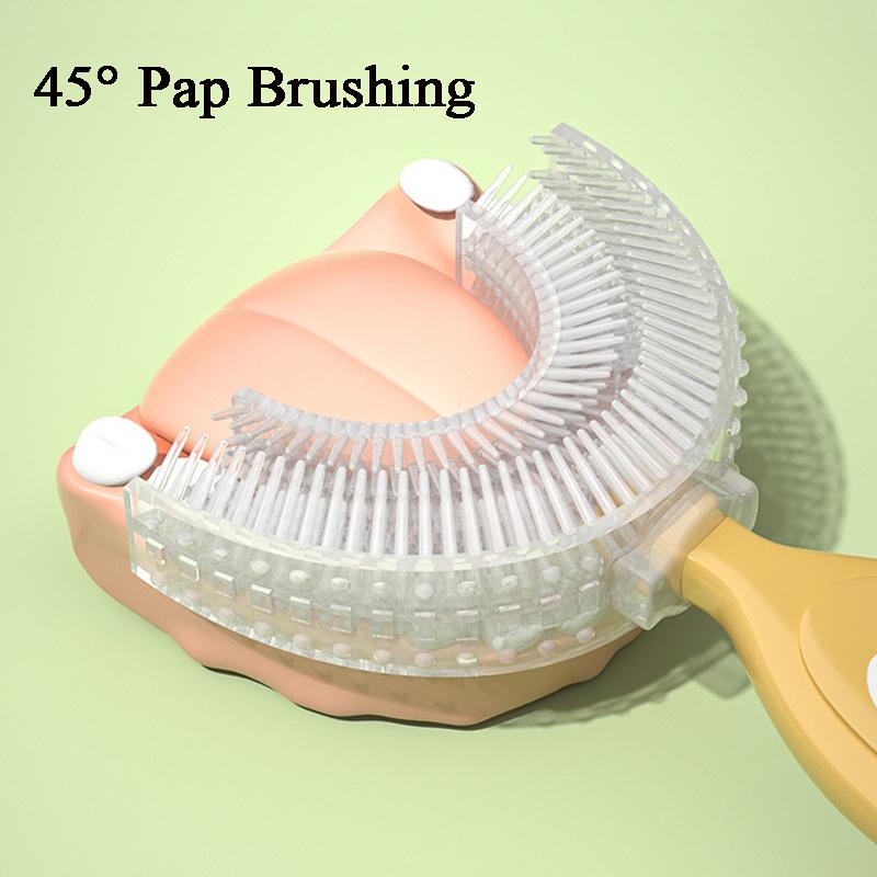Children's Toothbrush Baby U-shaped Toothbrush Soft Silicone Teethers Newborn Brush Kids Teeth Oral Care Cleaning Health