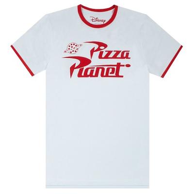 Camiseta masculina Ringer Pizza Planet