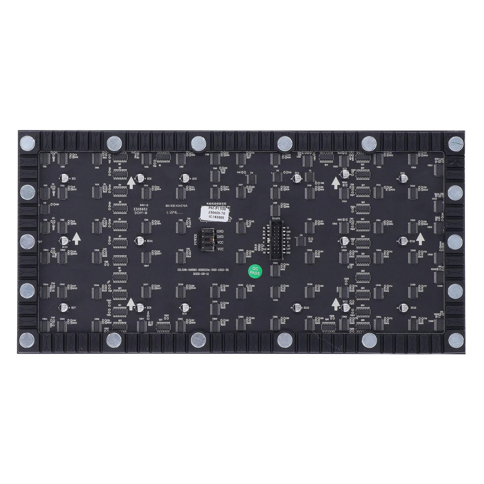 

Flexible LED Matrix Panel Digital FPCB Full Color Work Magnetic Back 208x64 Pixels DC5V