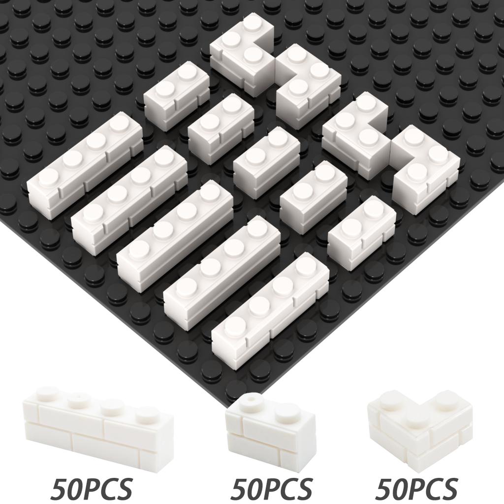 Masonry Wall Modified Bricks 15533 1x4 Toys Building Blocks Compatible Major Brand Profile Collection