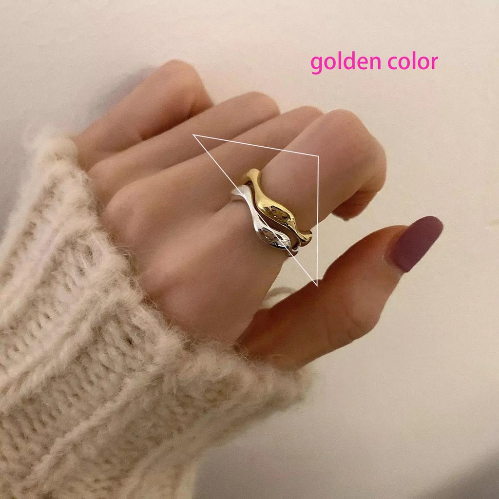 925 Silberringe für Damen Verstellbar Stapelbar Vintage Ring Zubehör Schmuck Geschenk