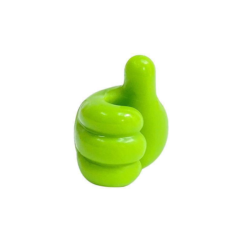 Organizér kabelů s háčkem na palec: Samolepicí držák bez vrtání pro multifunkční organizaci kabelů a upevnění nabíječky