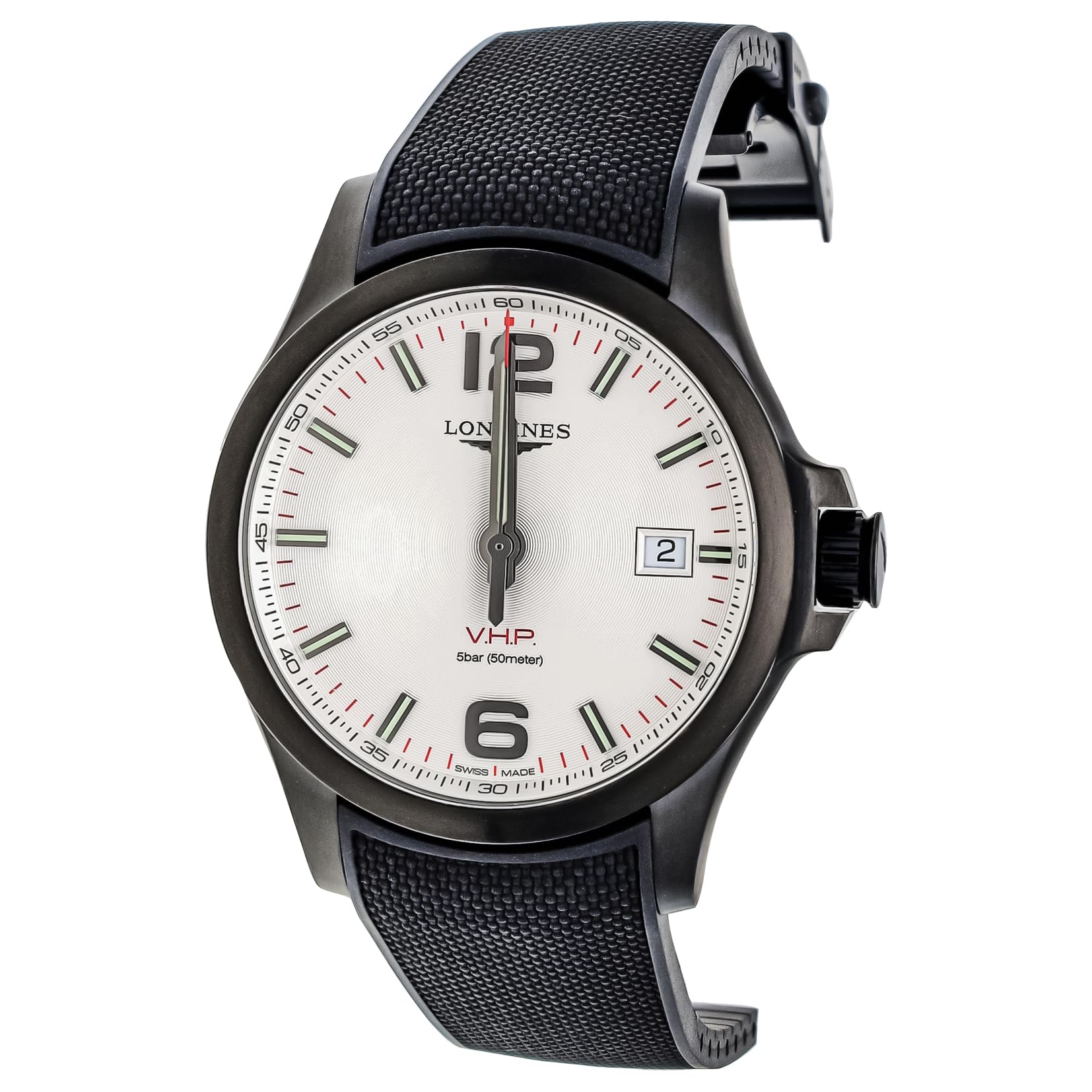 

Watch CONQUEST Conquest Quartz 5 ATM Water Resistant Sapphire Glass Silver Dial Stainless Steel Black [Longines] Men s V.H.P V.H.P L3.726.2.76.9