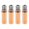 4pcs 3D Printer All Metal Heatbreak Professional Copper Alloy Extruder Throat Tube Replacement for 3D Printer