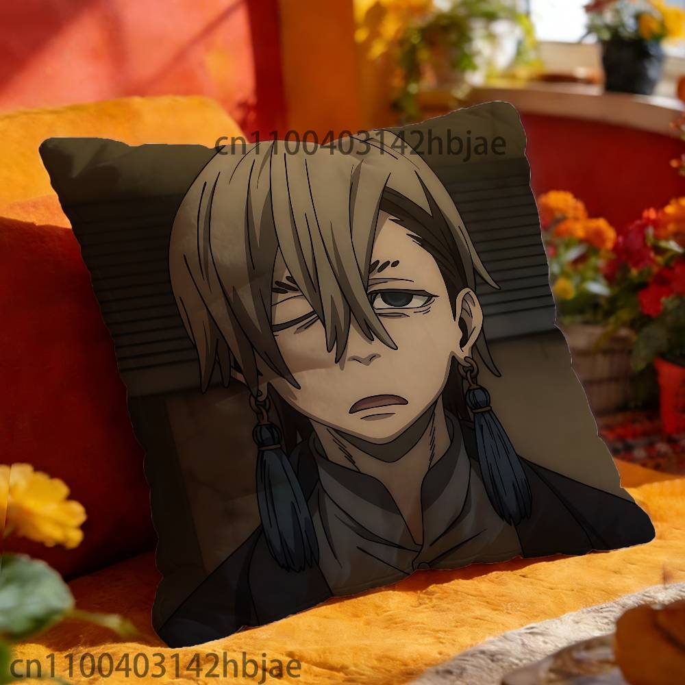 Enjin G-Gachiakuta Pillow Case For Sofa Decor Car Office Room Printing Cushion Cover Decorations and Protector