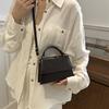 Chic Minimalist Women's Sling Bag Summer 2024 Trendy Pu Leather Square Handbag For Daily Use