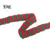 Christmas Theme Ribbon for Gift Boxes 5m Woven Wrapping And Bouquet Packaging, Decorative Holiday Packaging Knit Crafts DIY Bow Making, 0.7"
