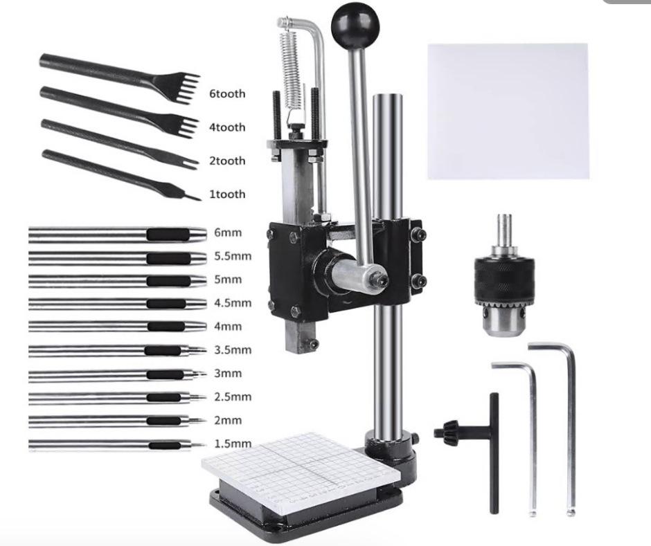 Manual Hand-Operated Stamping and Die-Cutting Punch Press Machine
