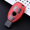 Carbon Fiber TPU Car Smart Key Case Cover pro Mercedes Benz W205 W212 X166 W176 W211 W204 W222 W463 CLA GLC GLK držák