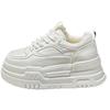 Women's Shoes New New Thick-soled Leather Women's Casual Single Shoes Heightening Fashion Board Shoes Women