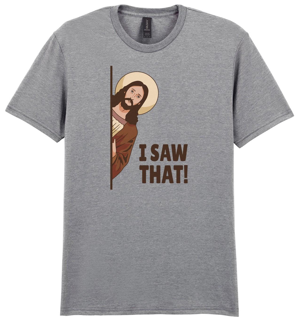 Jesus I Saw That T-Shirt - Personalised Option - Funny Meme Mens Womens Gift S разноцветный