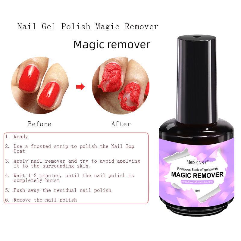 15ml Burst Nail Polish Remover Gel - Manicure & Removal Aid