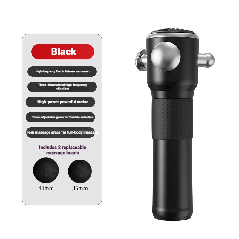 

Многофункциональный инструмент для расслабления фасций Трехмерная высокочастотная вибрация 4 зоны массажа Массаж всего тела 3 скорости хаки