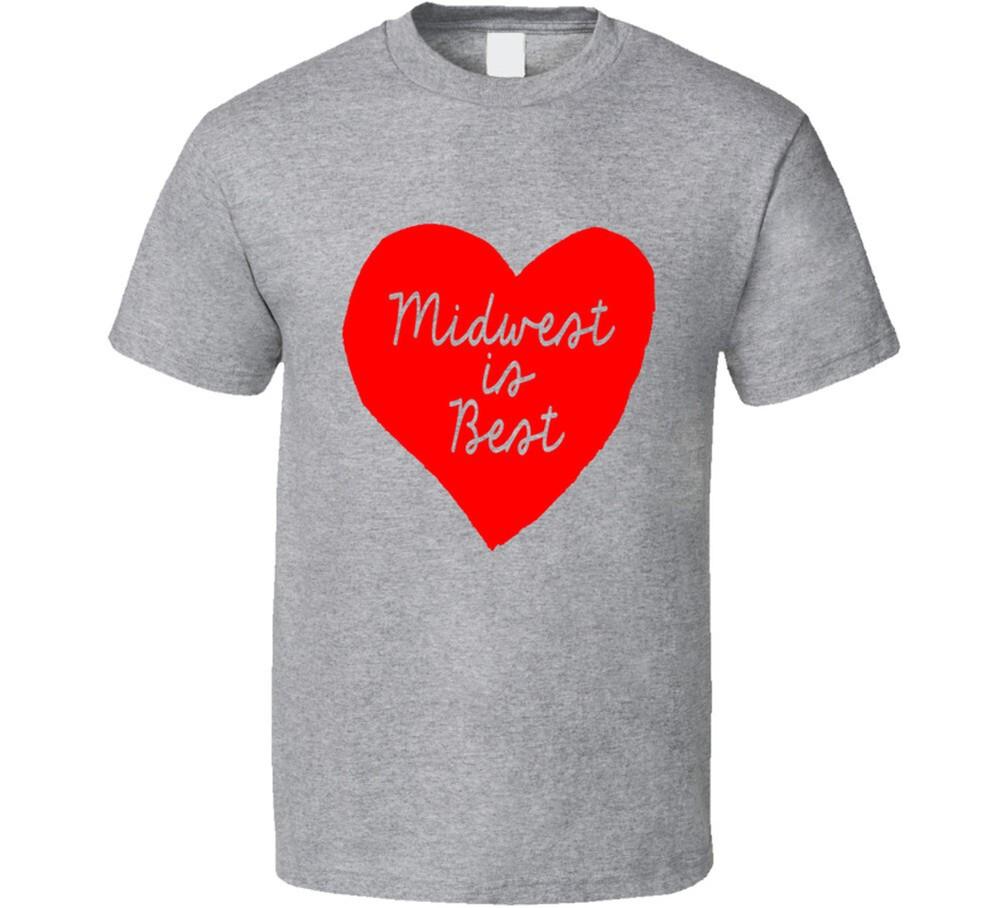 Midwest Is Best Patriotic Pride Support T Shirt Unisex T-Shirt M