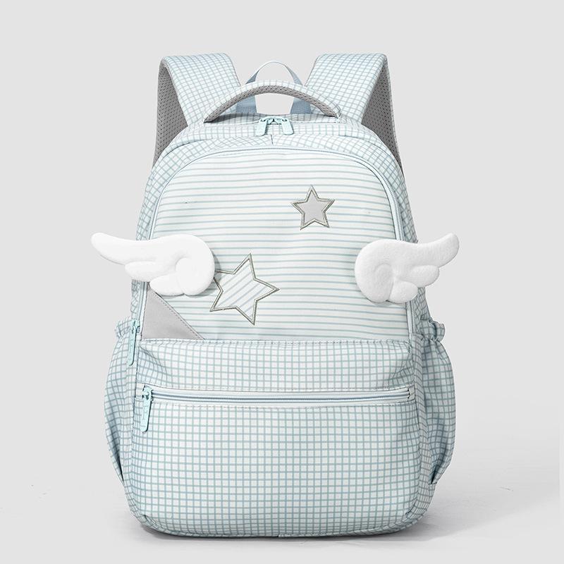 Student s Large Capacity School Bag Lightweight Backpack Women s Striped Printed Backpack