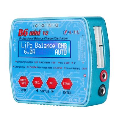 IMax B6 Mini V2 80W Ładowarka Cyfrowa Ładowarka Rozładowywarka Baterii RC dla PB Lipo Lihv LiIon LiFe NiCd NiMH Inteligentna Ładowarka
