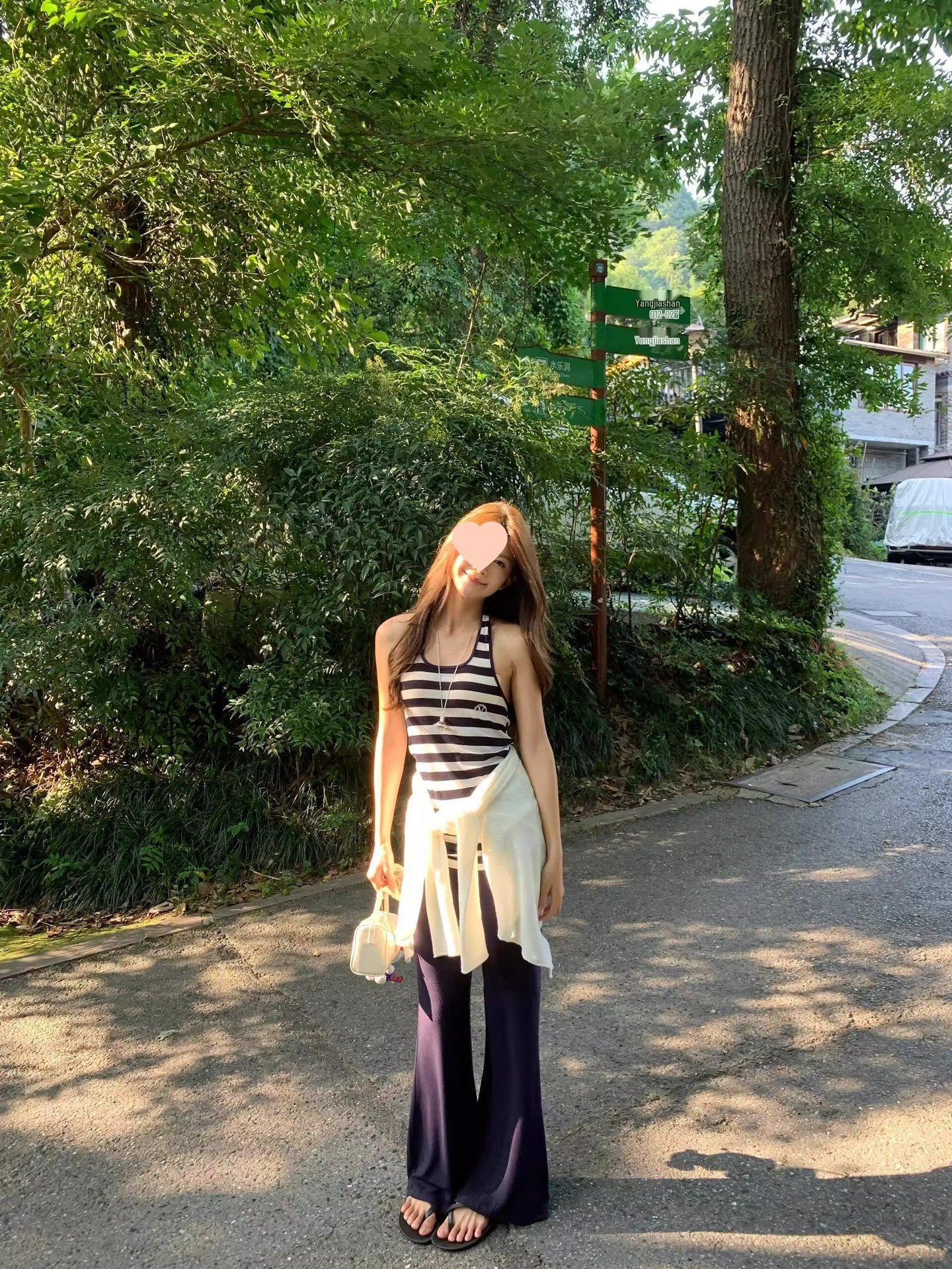 

Белый легкий женский летний кардиган с майкой – Тонкий вязаный топ для защиты от солнца L (Recommended for 105-115 jin)