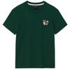 OKSTAR Smiley Welsh Corgi Embroidered Short Sleeve T-Shirt (Type B)
