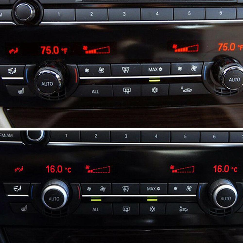 12 Button Key Caps AC Heater Switch Replacement for  BMW 5 6 7 F10 F01 F12 61319313923