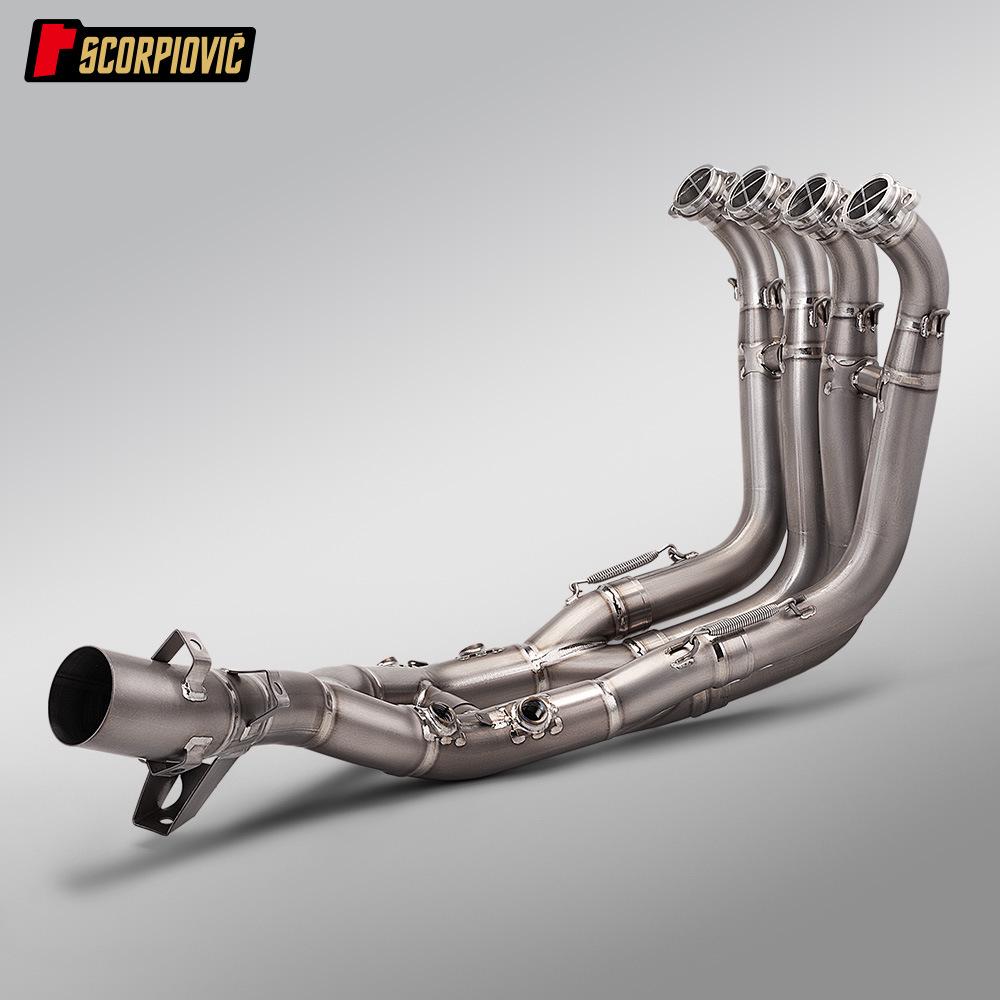 S1000XR Titanium Alloy Full Exhaust System: Front & Tail Sections