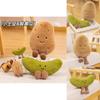 Cute New Potato Doll Pendant Plush Toy In Sour Cucumber Color 10cm Height 0.01kg Weight
