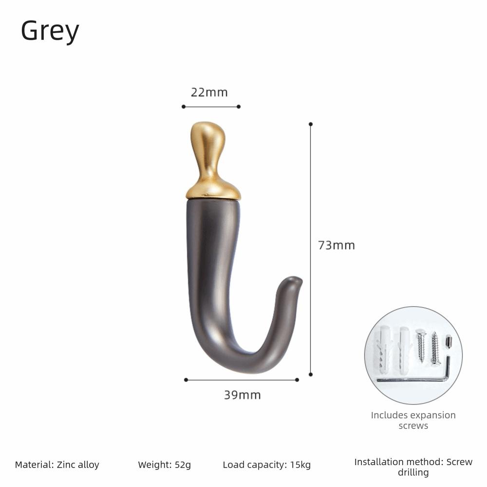 Creative Pepper-Shaped Coat Hook Screw Installation Space Saving Hat Hook Wall-Mounted Key Hook Home