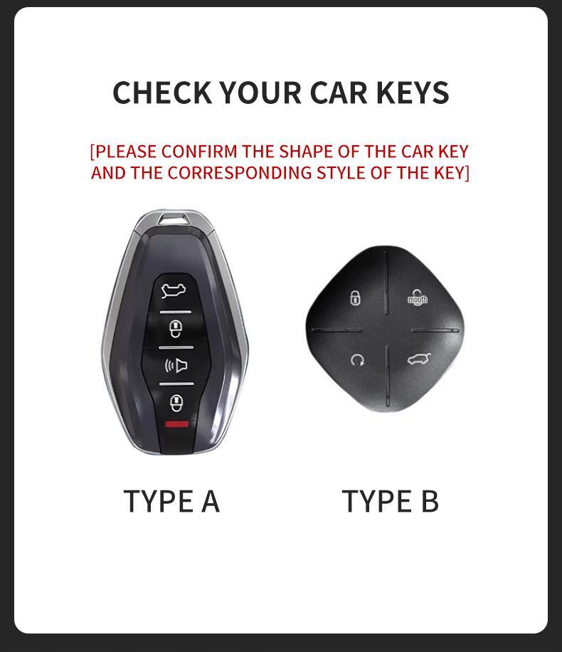 Suede Car Key Covers for Chery Jetour: X70PLUS, X90PRO, Shanhai L9