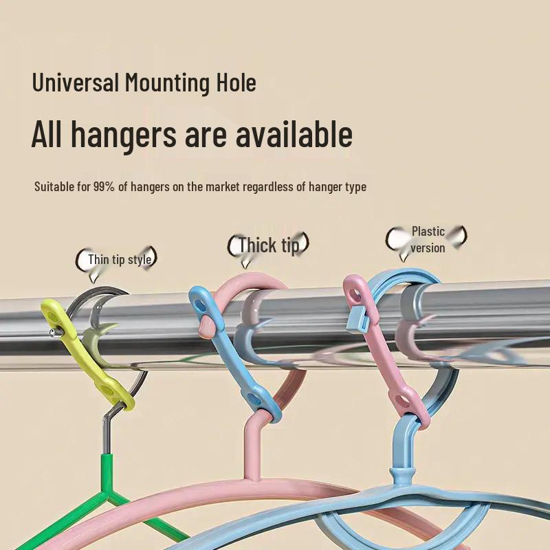 Newcomer 0.7: Windproof Anti-slip Clothes Drying Hanger & Fixing Buckle