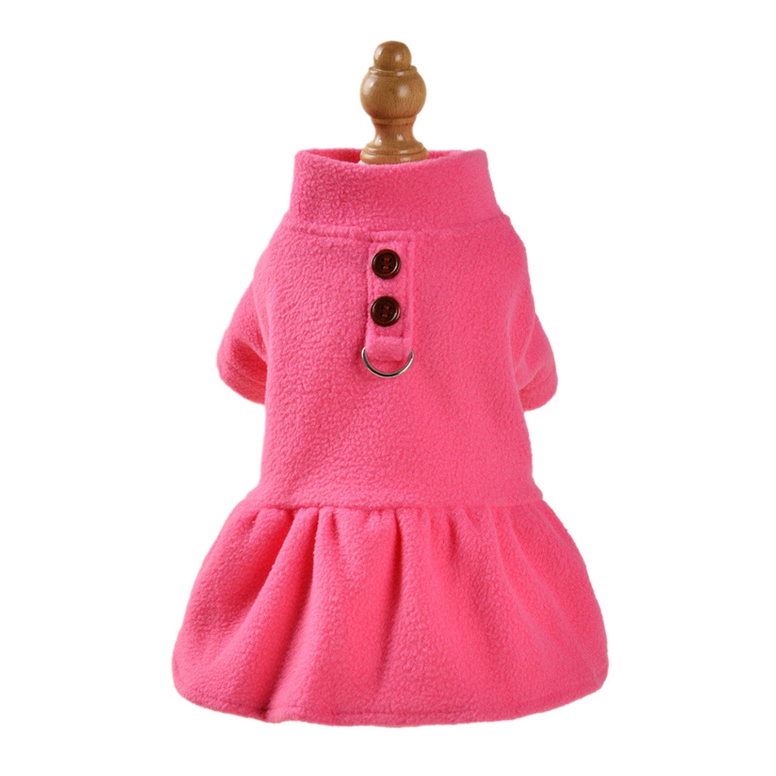 

Furry Hoodie Dog Pullover Skirt for Medium Dogs to Large Dogs for Christmas Windproof Thick Coat for Winter Outdoor XS