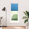 VidaXL Store plissé bleu 75x200 cm largeur du tissu 74,4 cm polyester, store plissé de fenêtre, store accordéon, store 4015206