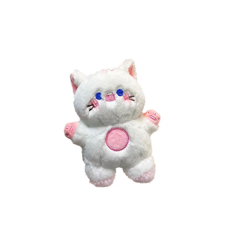 Jinnew Meow Cute Meow Cat Keychain Plush Charms With Pressing Will Make A Sound